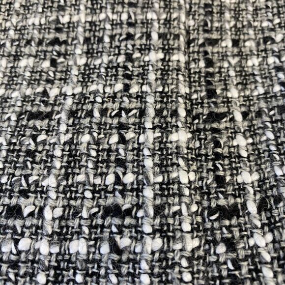 Apostrophe Blazer Womens PS Gray Black Tweed Work Office Casual Jacket Old Money - Picture 14 of 15